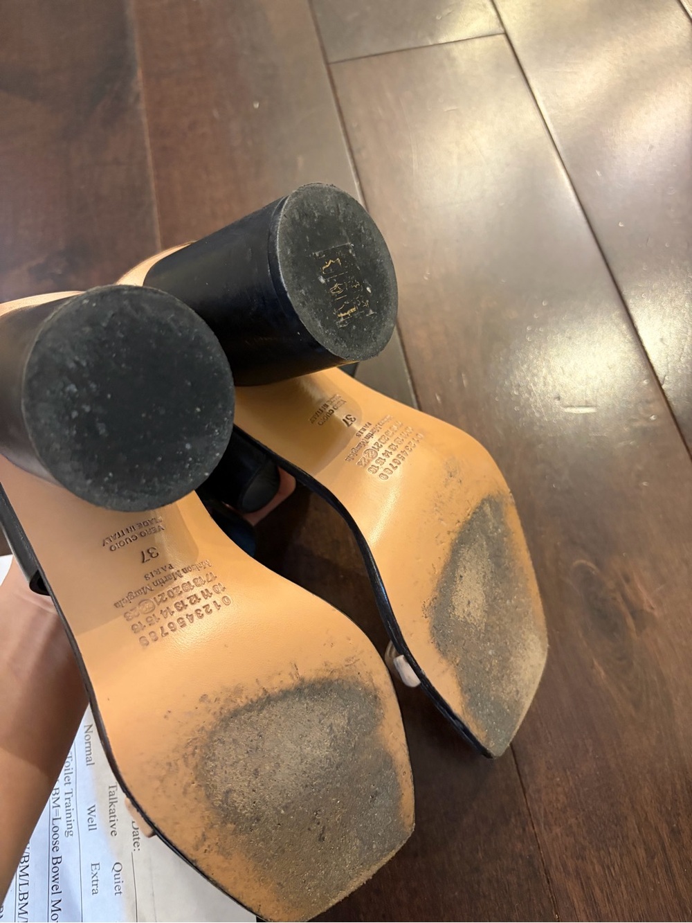 Maison Margiela Block Heel Sandals - Picture 5 of 6